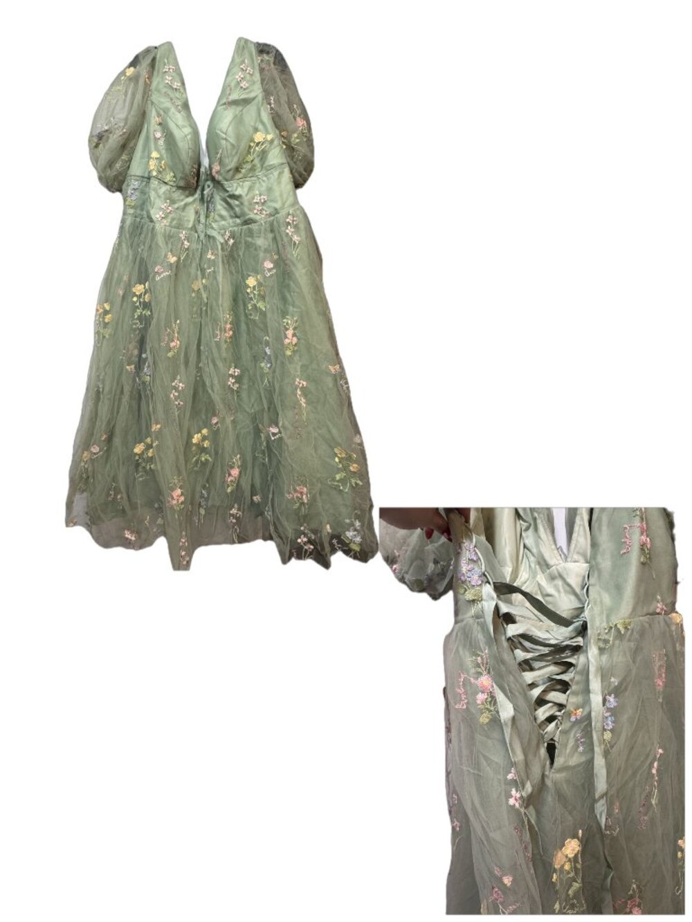 PLUS SIZE Flower dress